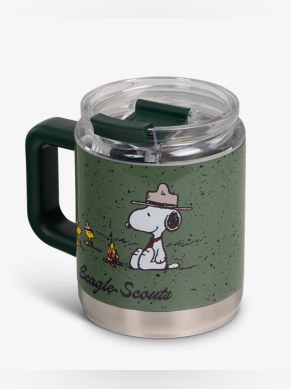 Peanuts Beagle Scout 15 oz Mug Insulated Stainless Steel Igloo Cup NWT
